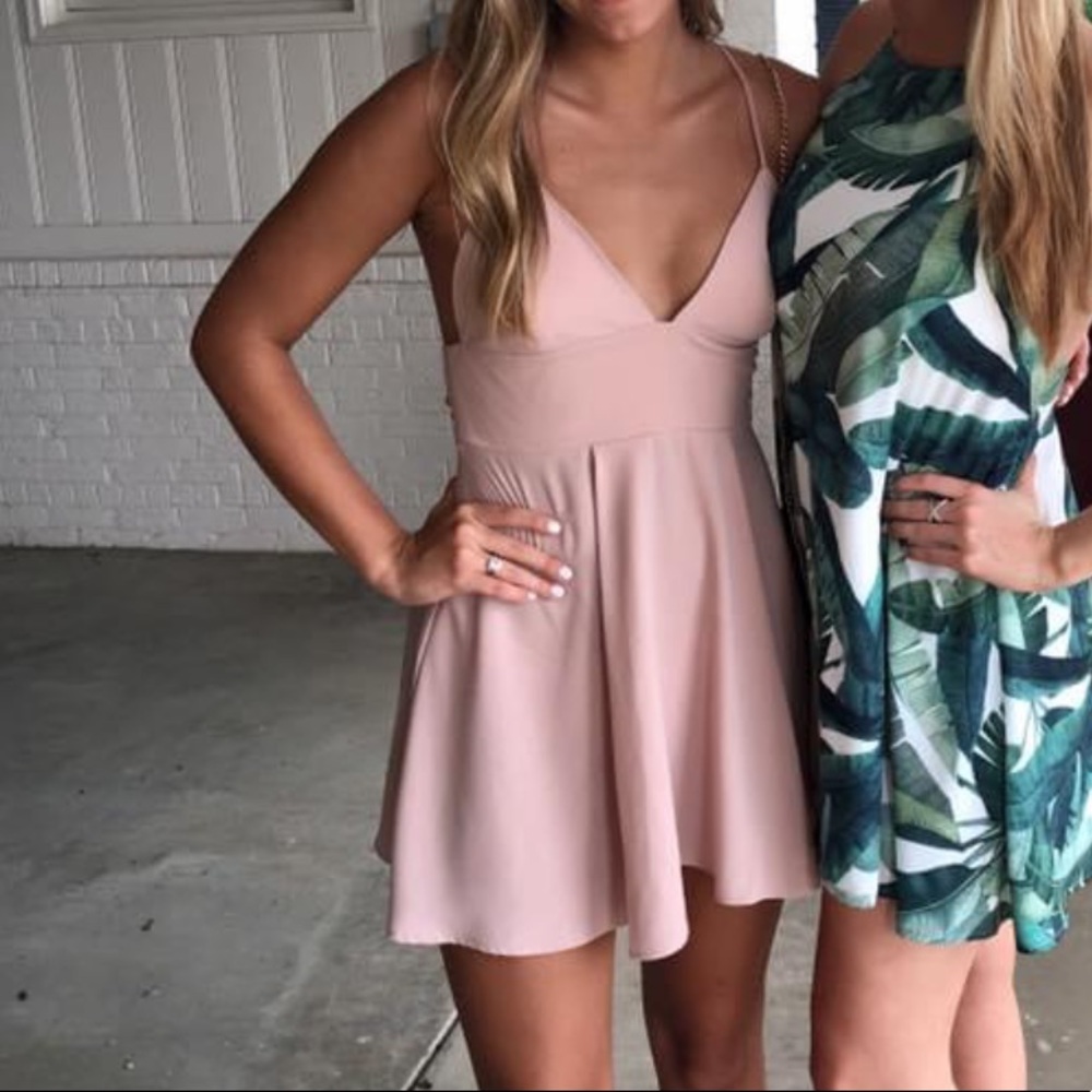 Blush Mini Dress